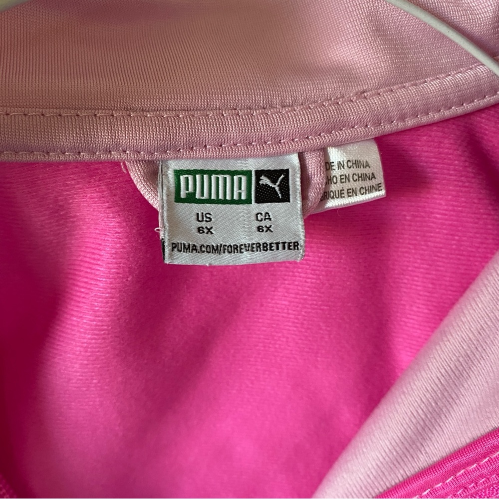 Puma Kids Jacket in Pink - Picture 4 of 5